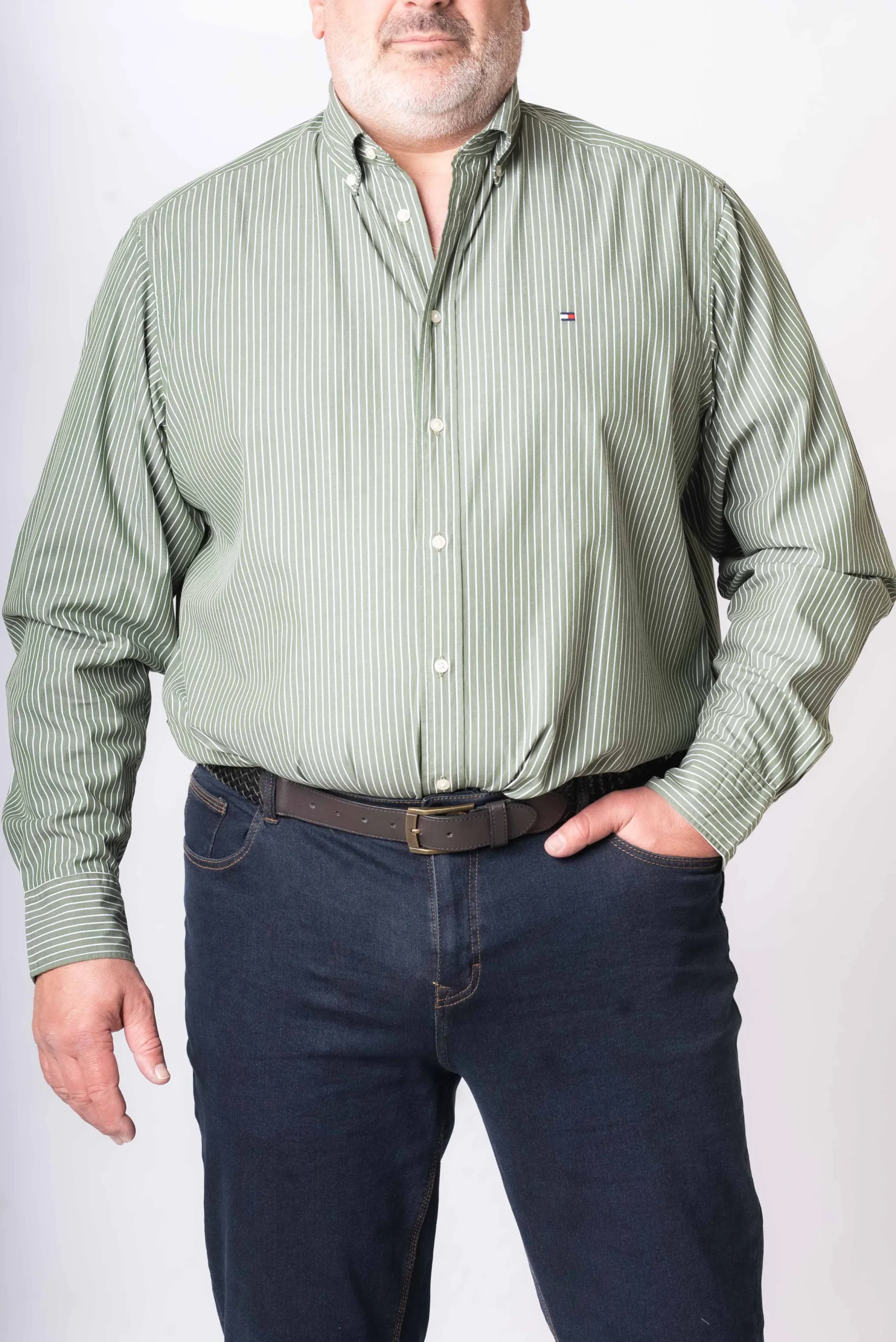 ΠΟΥΚΑΜΙΣΟ M/M TOMMY HILFIGER BUTTON DOWN ΡΙΓΕ ΠΟΥΚΑΜΙΣΟ M/M TOMMY HILFIGER BUTTON DOWN ΡΙΓΕ - Image 1