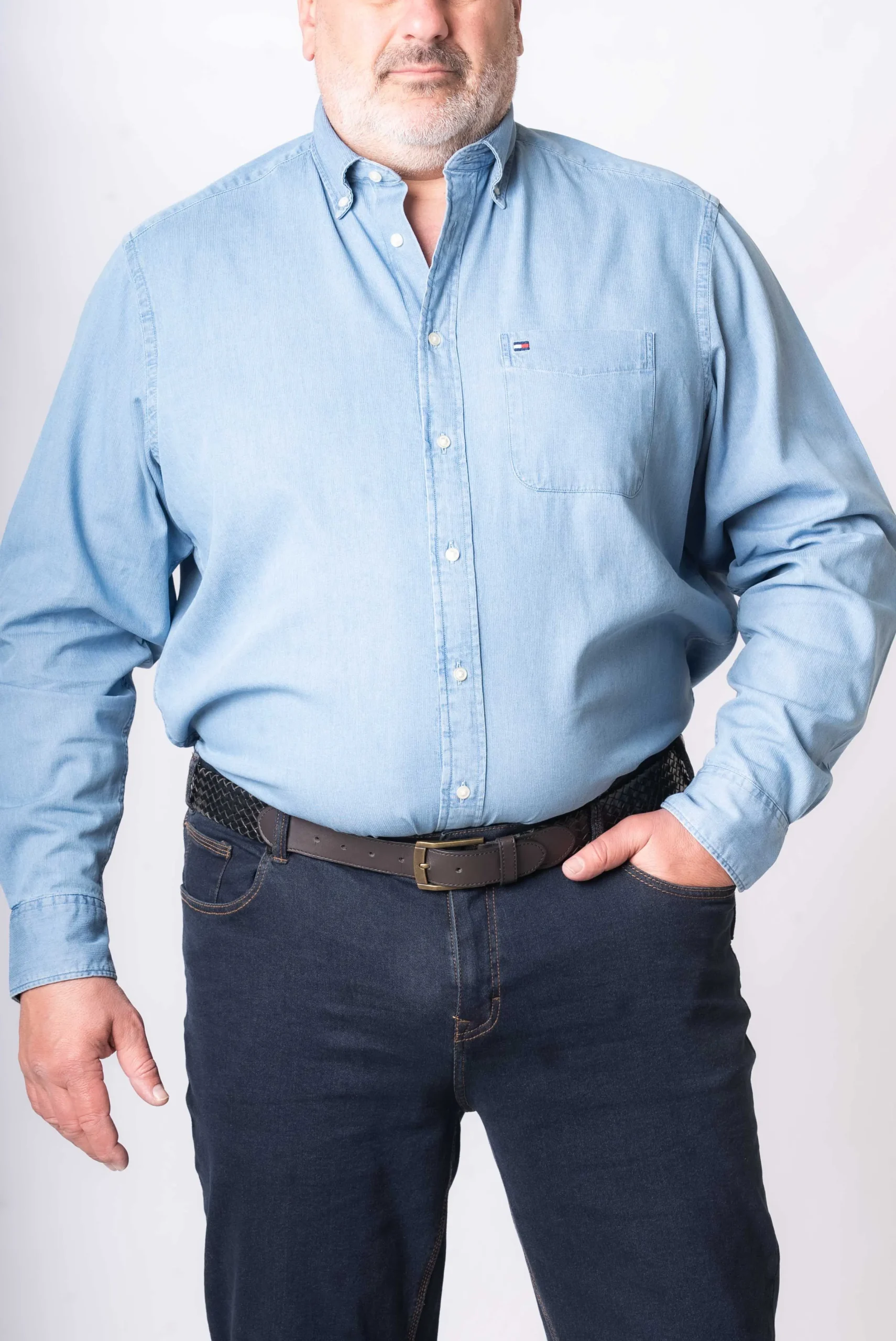 ΠΟΥΚΑΜΙΣΟ ΤΖΙΝ M/M TOMMY HILFIGER BUTTON DOWN ΠΟΥΚΑΜΙΣΟ ΤΖΙΝ M/M TOMMY HILFIGER BUTTON DOWN - Image 1