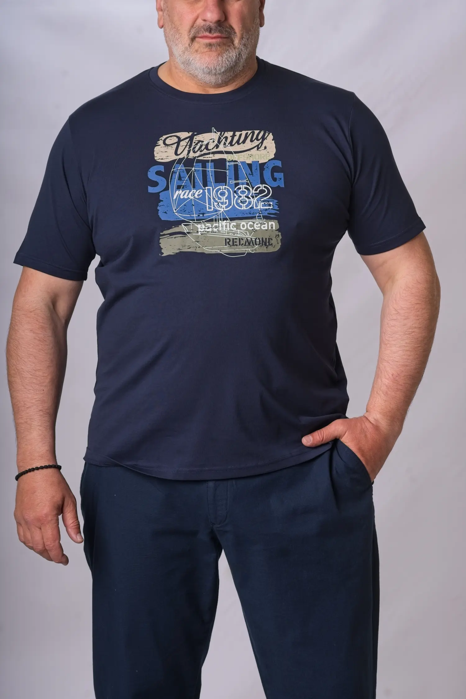 T-SHIRT K/M REDMOND ΣΤΑΜΠΩΤΟ ΒΑΜΒΑΚΕΡΟ T-SHIRT K/M REDMOND ΣΤΑΜΠΩΤΟ ΒΑΜΒΑΚΕΡΟ - Image 1